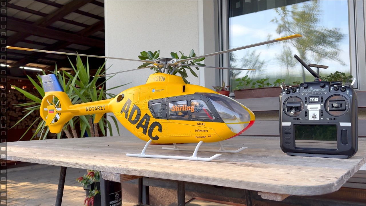 Eurocopter EC-135 | Scale RC Helicopter with GPS FC | Stirlingkit
