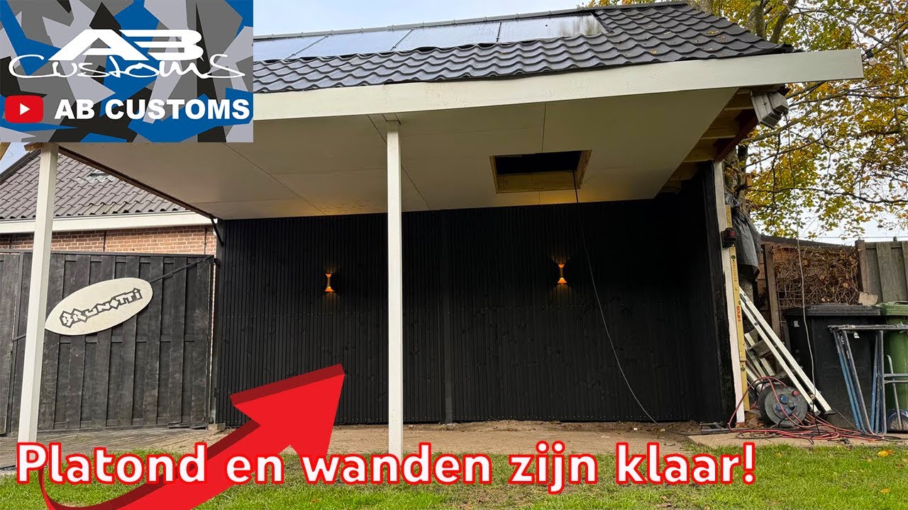 deel 3 van onze MEGA Carport met Zolder gaan we écht de stap maken van ruwbouw naar luxe afwerking 😍