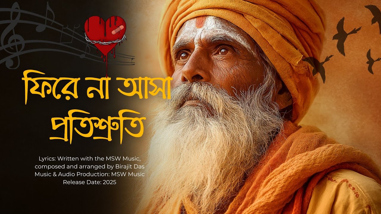 👉 ফিরে না আসা প্রতিশ্রুতি | Bengali Emotional Sad Song 2025 | MSW Music Official Release