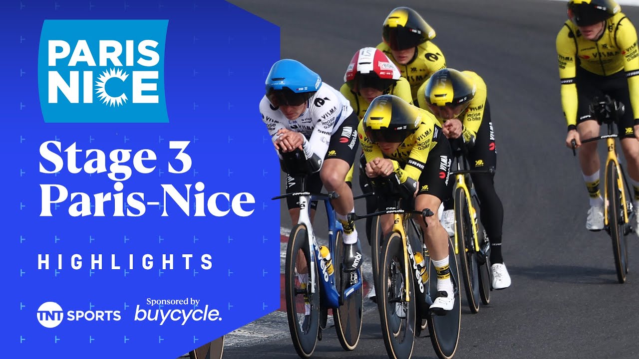 ULTIMATE TEAM TIME TRIAL! 💪 | Men's Stage 3 Paris-Nice 2025 Race Highlights | TNT Sports Cycling