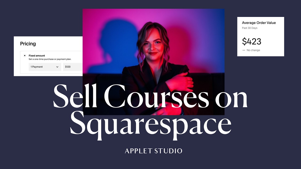 How to Create an Online Course on Squarespace (No Teachable or Thinkific Needed)