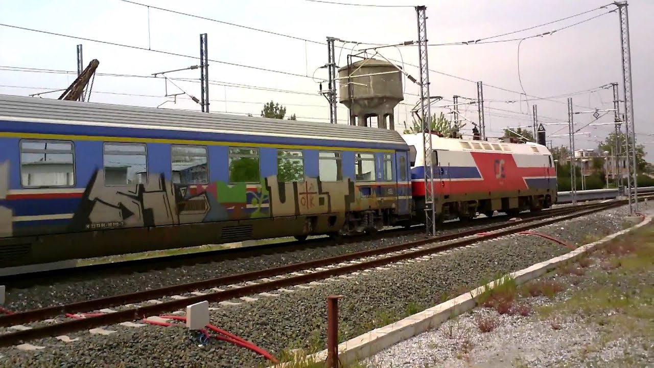 OSE-Greek railways Train 500. Trip Athens-Katerini (30/04/11) part 4