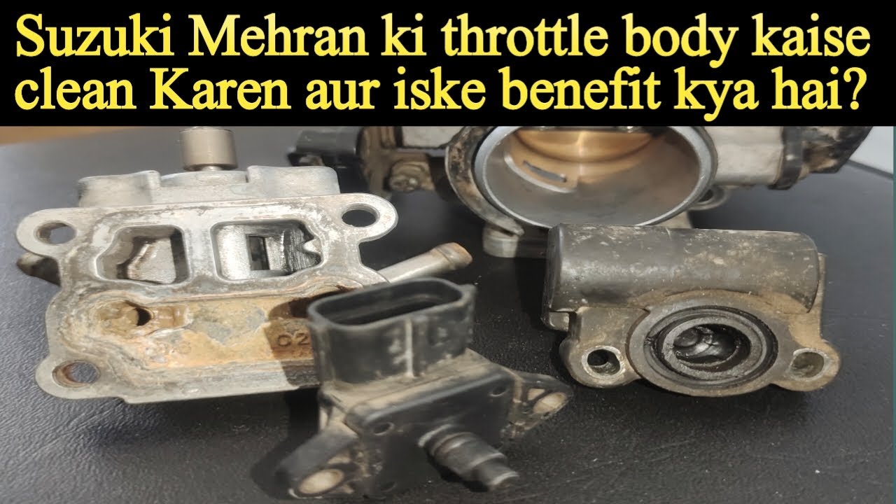 Suzuki mehran throttle body cleaning |Throttle body sensor cleaning |TP Map Iac sensor setting