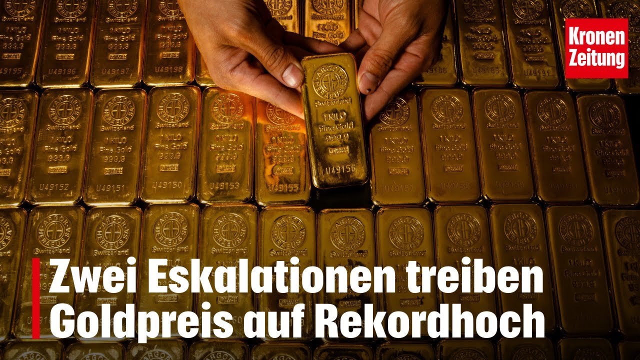 Zwei Eskalationen treiben Goldpreis auf Rekordhoch | krone.tv NEWS