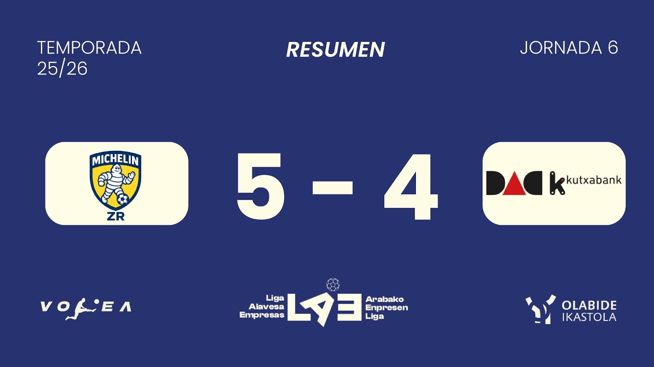 Bibendum ZR - Kutxabank | Jornada 6 | 2ª edición Liga Alavesa de Empresas