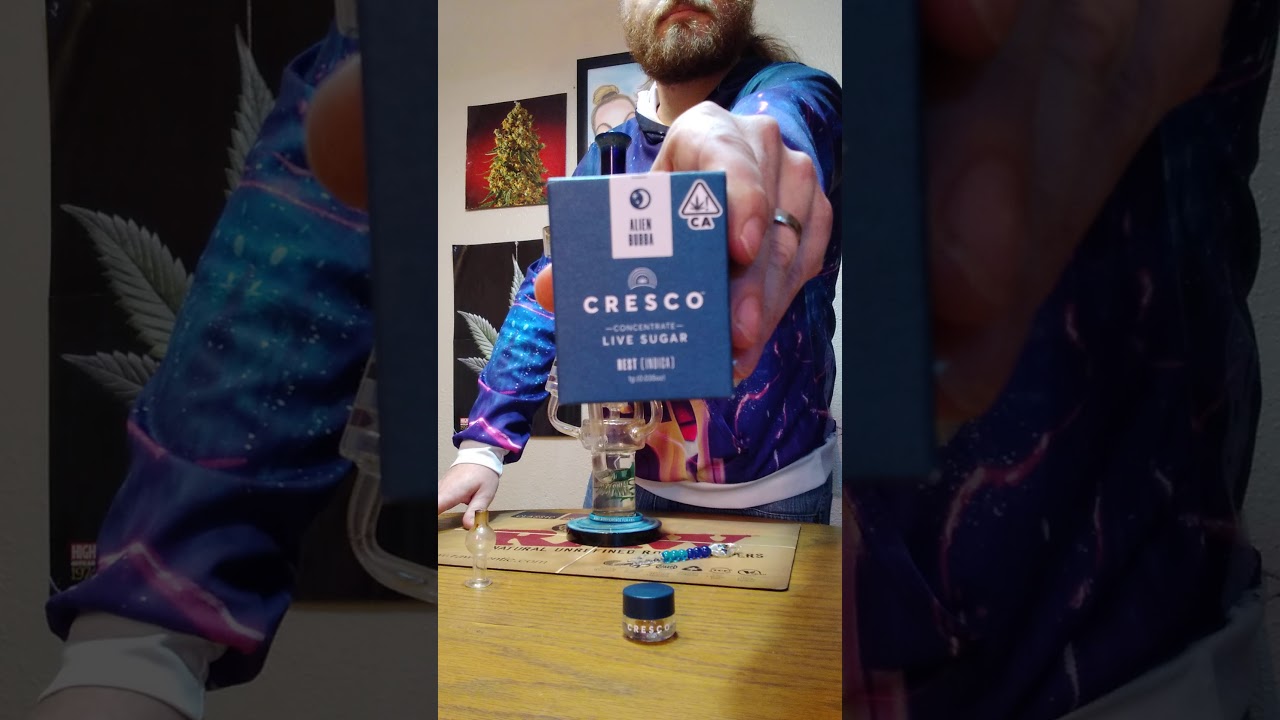 Cheers! Alien Bubba Live Sugar 👽 by Cresco Labs 🔥😻🐾
