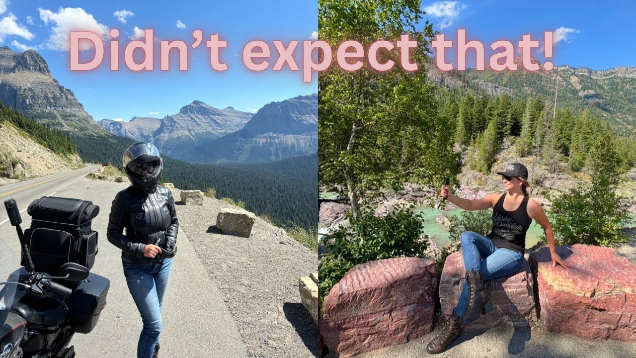 Riding the Going-to-the-Sun Road | Glacier National Park Motorcycle Adventure 🏍️🇺🇸