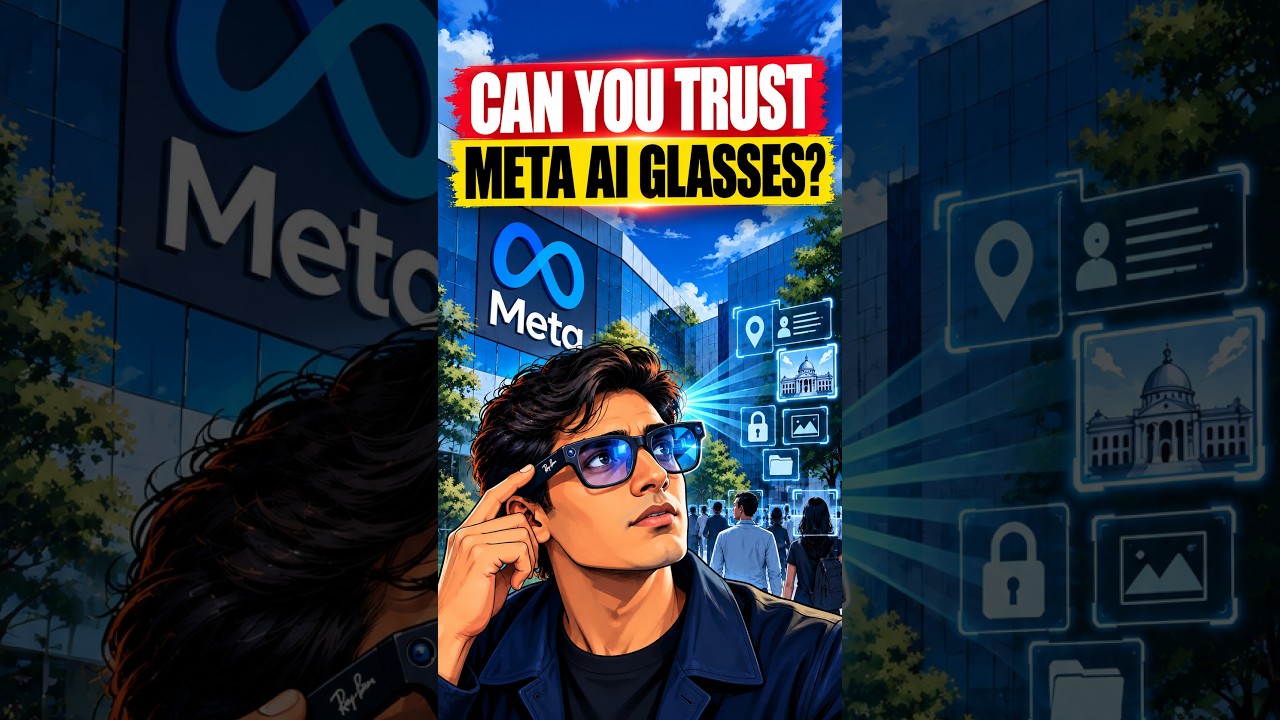 Meta Ray-Ban AI Audio Glasses: Can Camera-Free Smart Glasses Solve The Privacy Problem? | #shorts