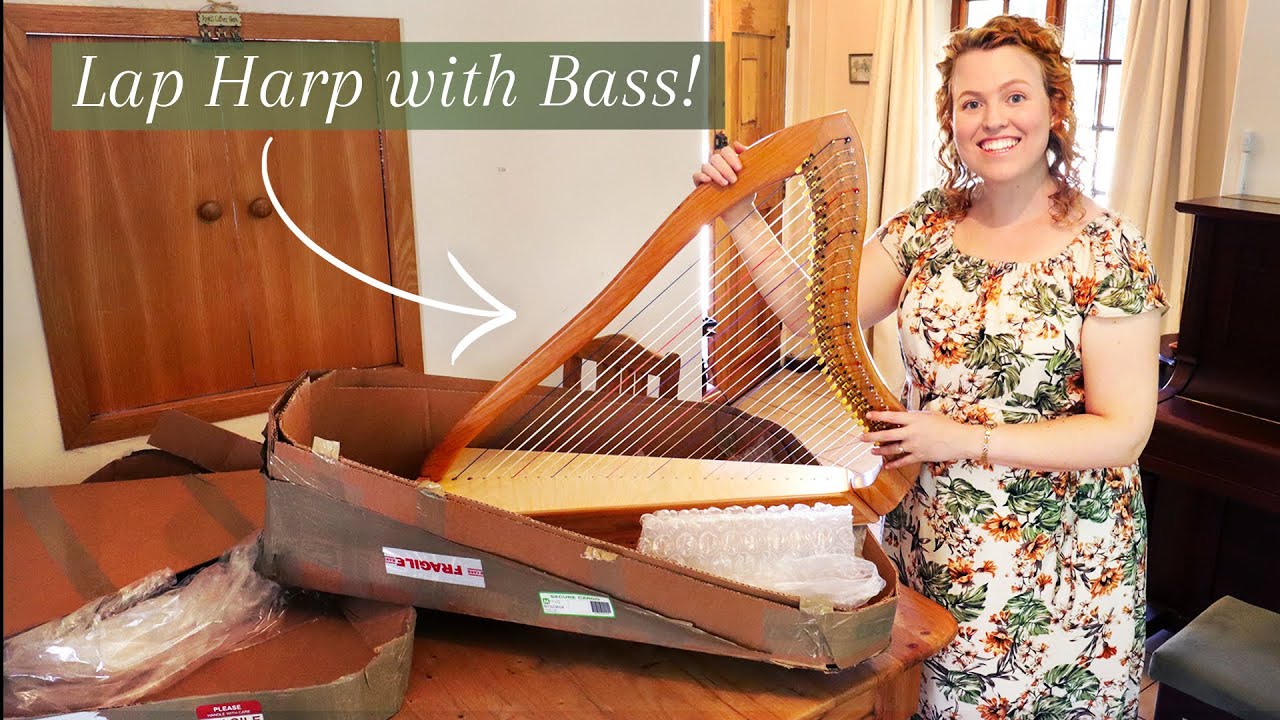 Распаковка новой арфы! (28-басовая коленчатая арфа от Marini Made Harps)