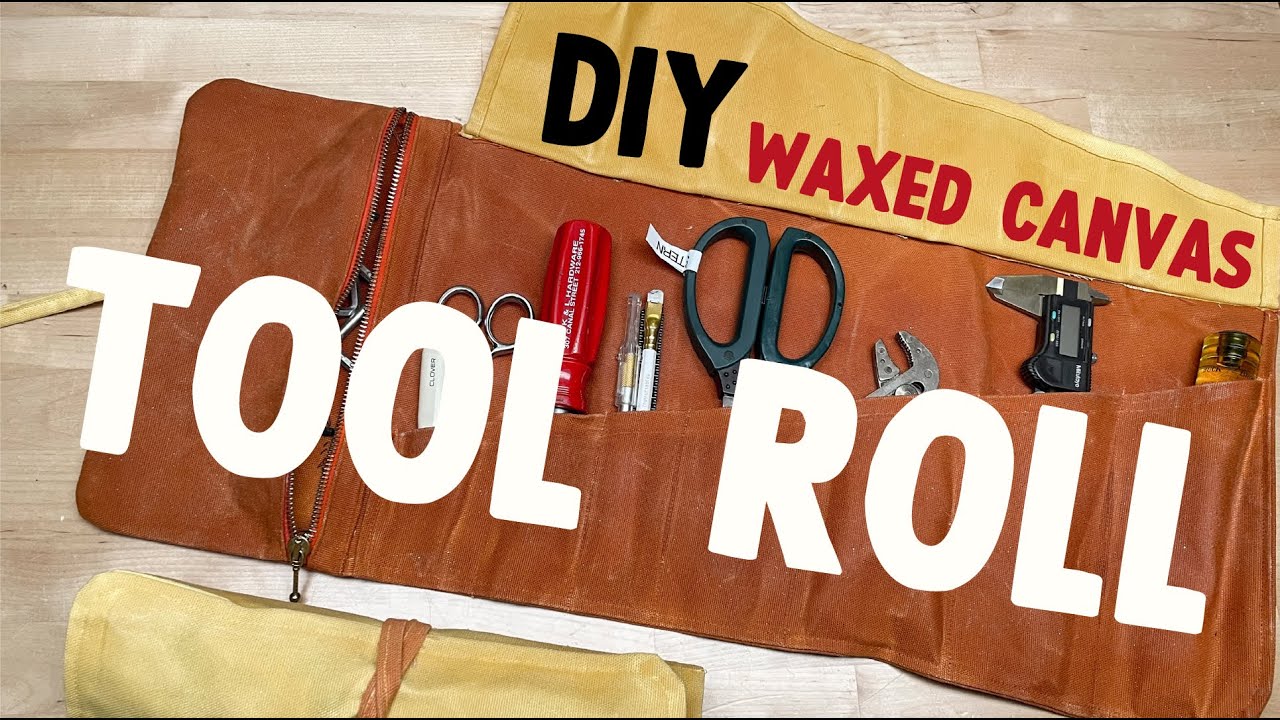 Make a Waxed Canvas Tool Roll (With Pattern)