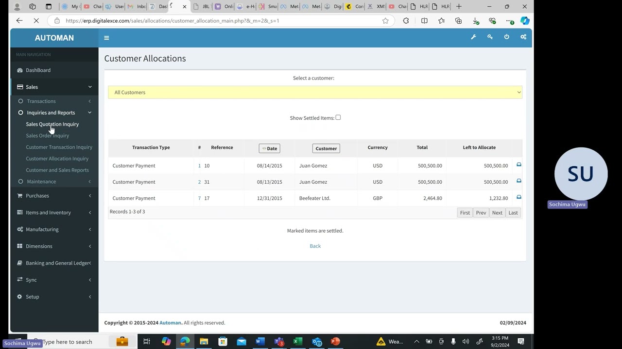 Digital Experience Centre, UK - Automan ERP Overview