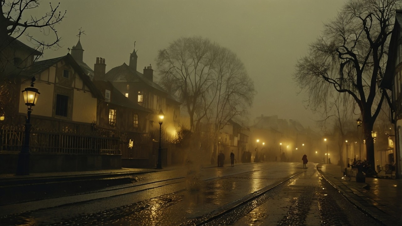 Walking Alone in the Rain — Melancholic Piano Music for Focus, Study & Relax | Dark Academia Vibes