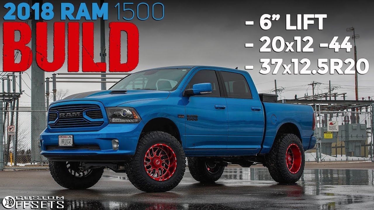 ELECTRIC BLUE RAM 1500 ON RED TIS 544’S! || 6” Lift, 20x12’s, & 37’s!