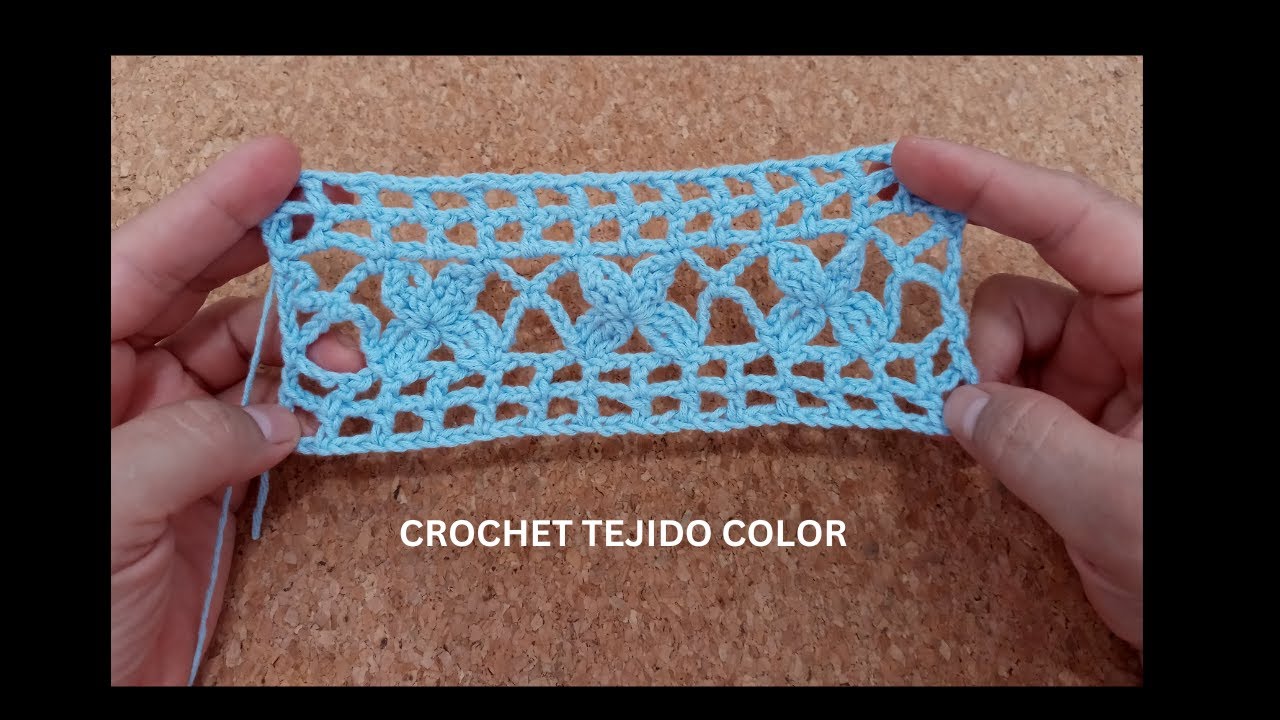 COMO HACER FLORES EN TEJIDO A CROCHET//HERMOSO PUNTO A CROCHET//PUNTO FLOR EN CROCHET//PASO A PASO