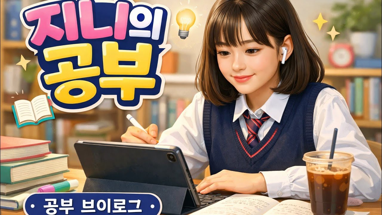다섯번째 공부 브이로그 
