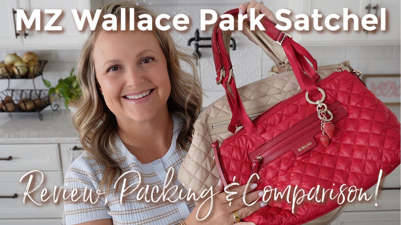 MZ WALLACE | NEW Park Satchel!  Medium & Small Review, Packing & Comparison | GatorMOM