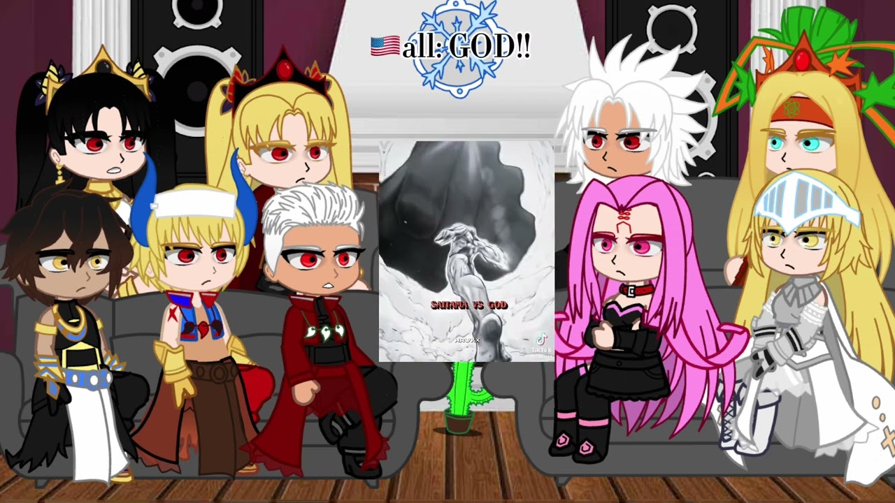 Fate grand order react to tiktoks|| gacha club🇺🇸||part 2
