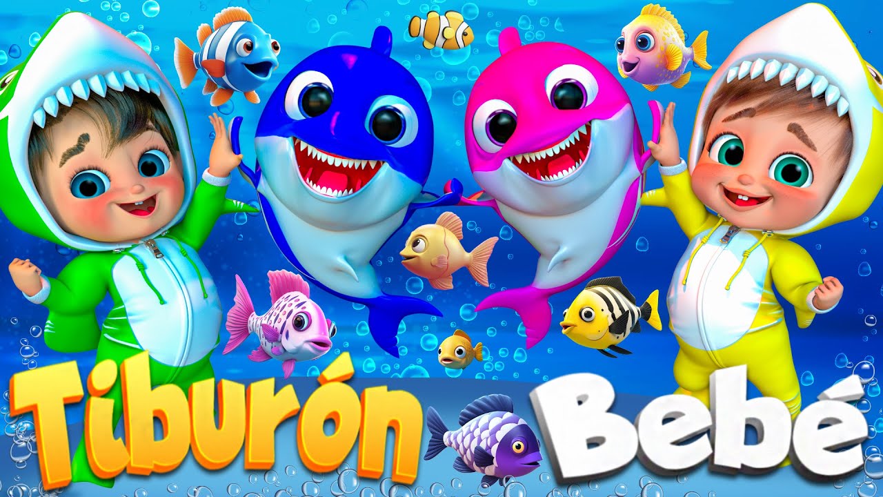 Tiburón Bebé y su Mundo Azul | canciones infantiles y rimas infantiles  @SuperLucaEspanol