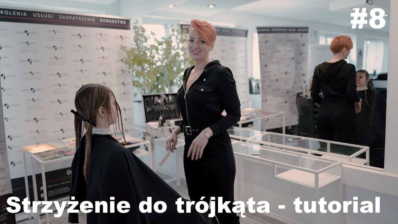 STRZYŻENIE DAMSKIE DO TRÓJKĄTA - TUTORIAL SZKOLENIOWY