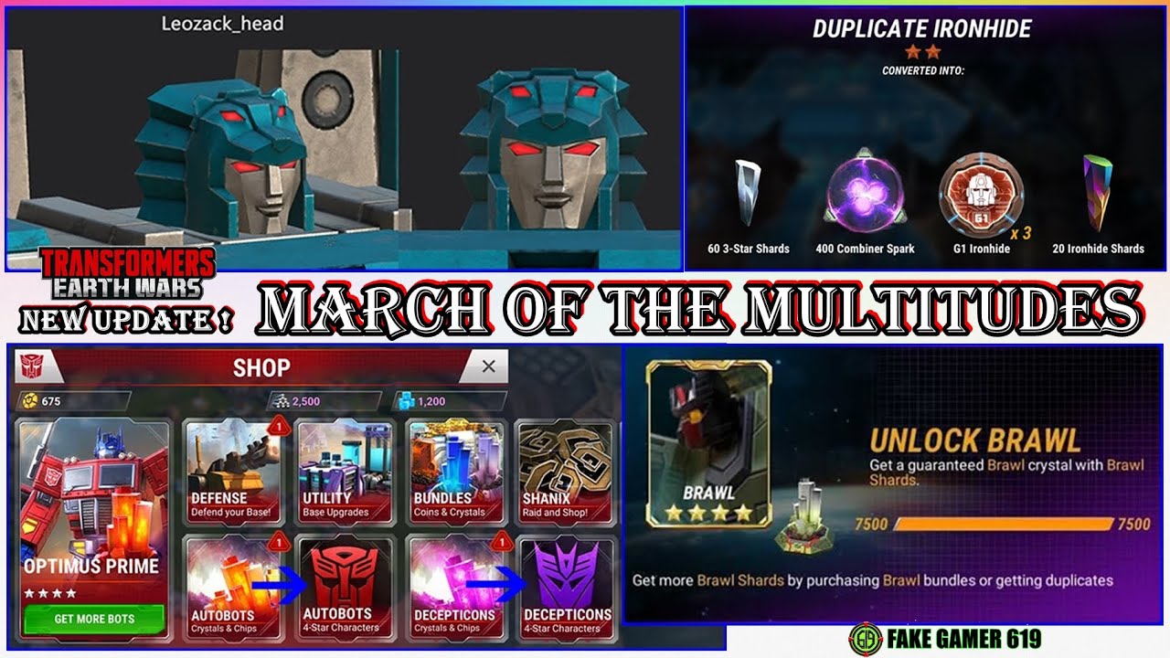 TRANSFORMERS UPDATE ! - MARCH OF THE MULTITUDES