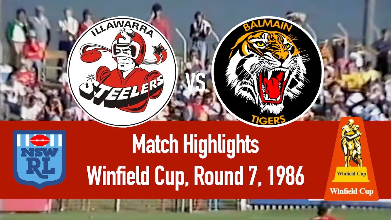 Illawarra Steelers vs Balmain Tigers | 1986, Round 7 | HIGHLIGHTS