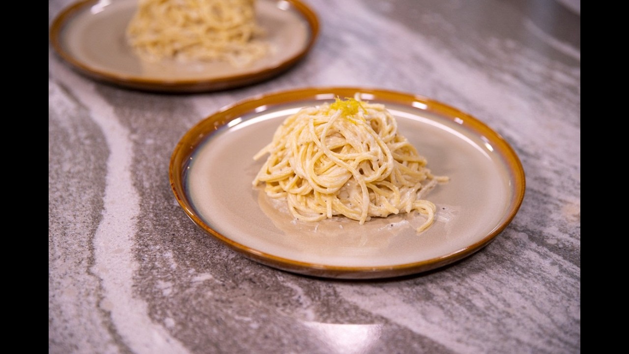 Delicious Creamy Lemon Pasta by Shanel Wells