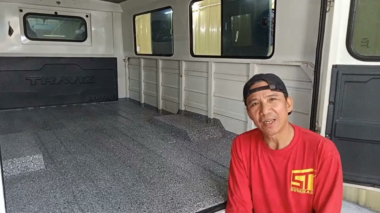 paano ba ginagawa ang batik batik sa flooring ng sasakyan.
