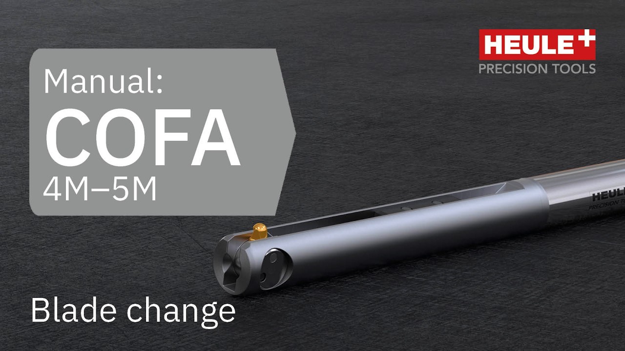 COFA 4M 5M - Messerwechsel