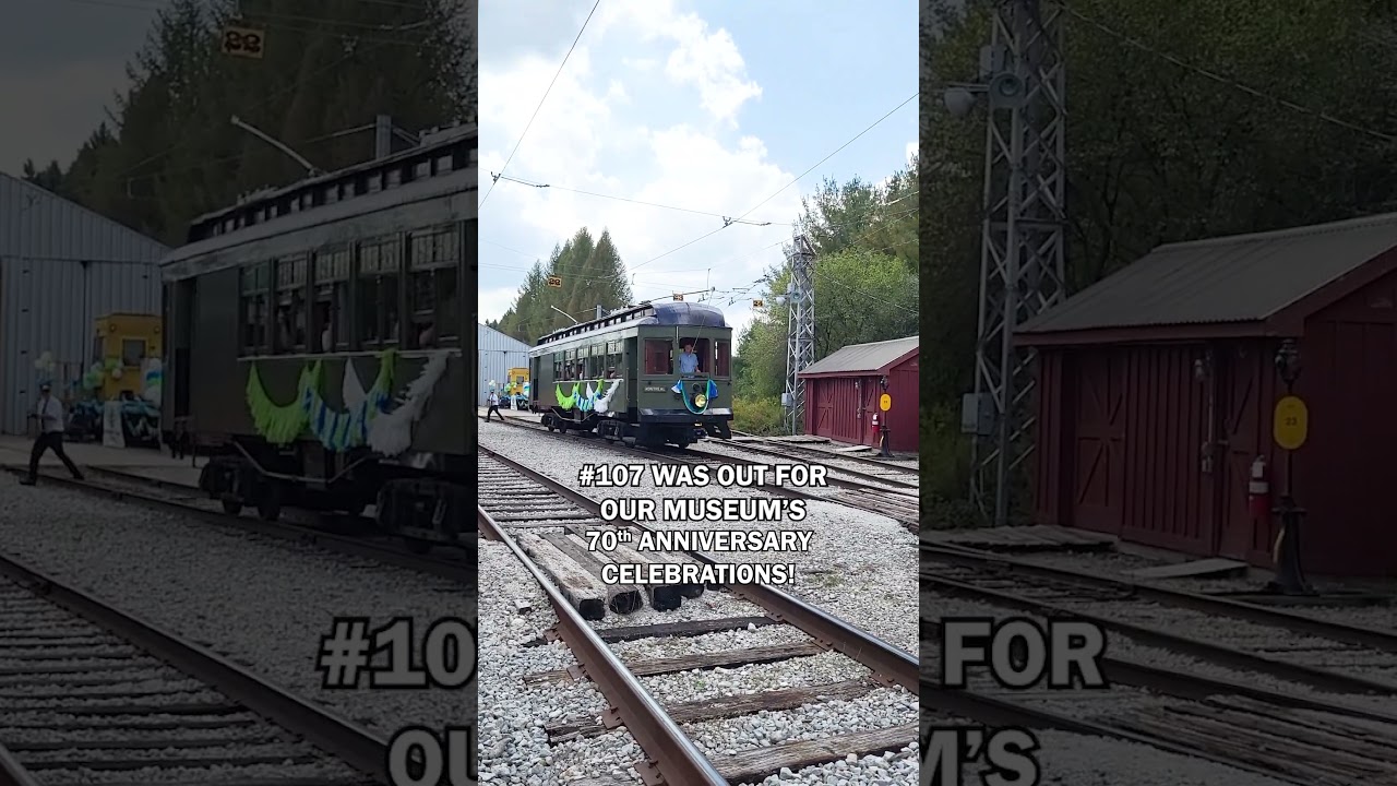 1912 Montreal Interurban #107 Out For a Run in 2024