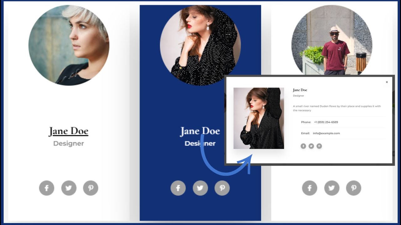 How to Add Team Members with Popup in  Elementor Free (No Pro Plugin Needed)