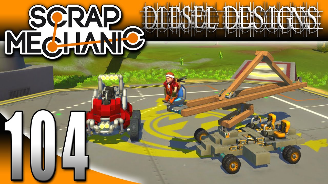 Scrap Mechanic Gameplay :EP104: FAN CREATIONS: Camera Car!  Cinematic Shots! (Let's Play 1080