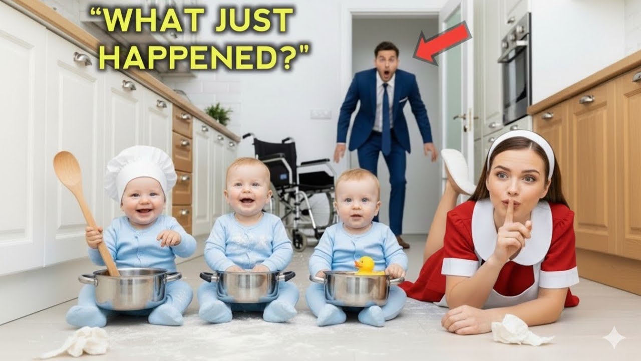 Millionaire Hid Cameras to Protect Disabled Triplets &mdash; Shocked by What the Maid Did