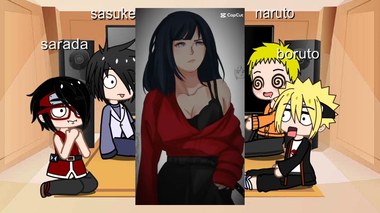 Sasuke,Naruto,boruto and sarada react to sakura and Hinata +random||tkyoπSenJuuu||