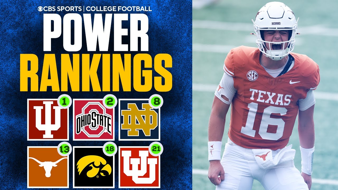 College Football Power Rankings - Week 11: Cincinnati Falls OUT | Texas. Iowa On The Rise