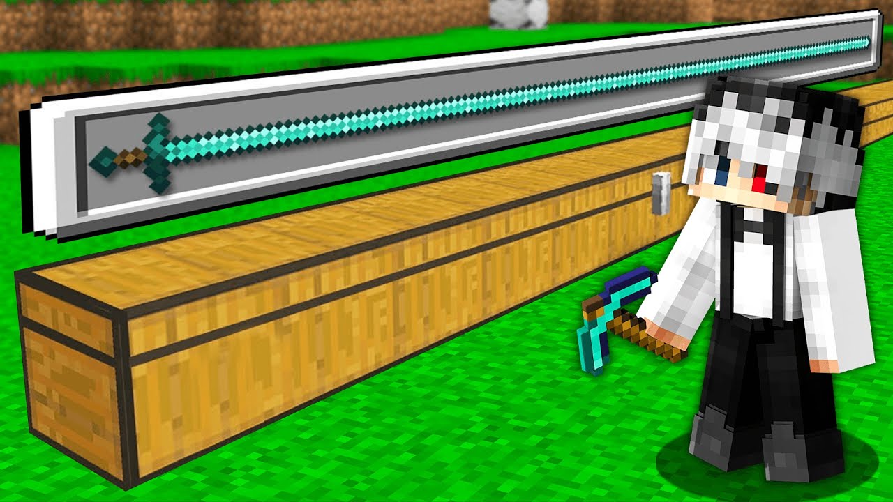 Am Gasit Cel Mai Lung Chest Din Minecraft cu CEA MAI LUNGA SABIE...