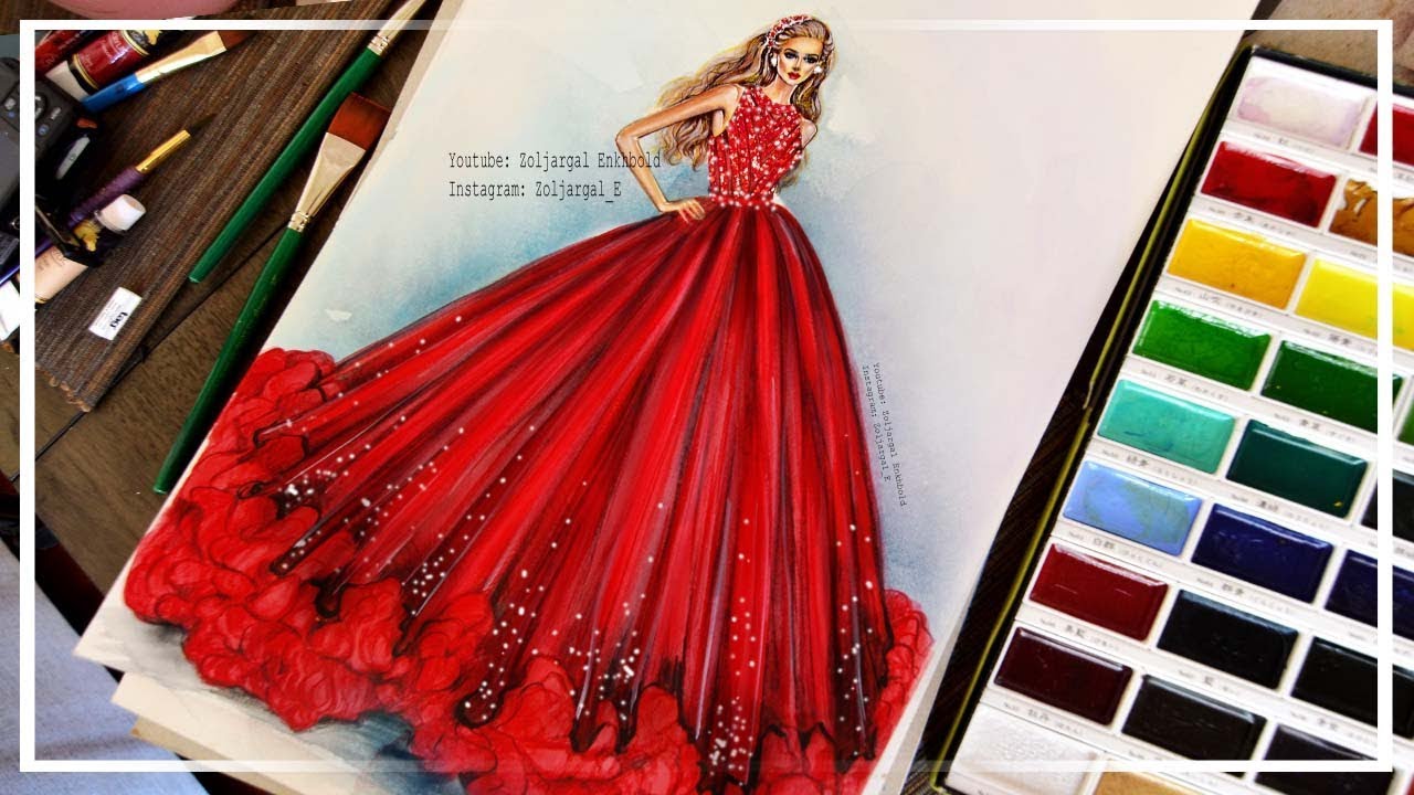 Tips For Painting Fashion Illustration - For Beginners