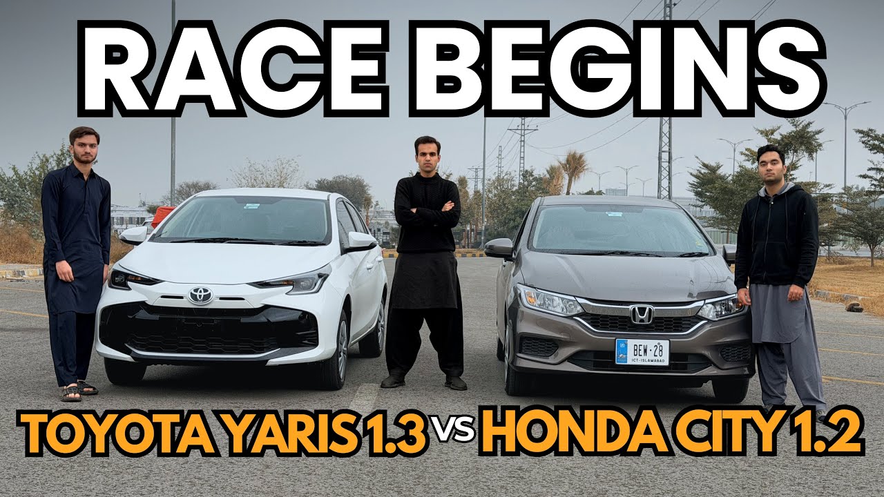 This Honda City vs Toyota Yaris Race Surprised Us !