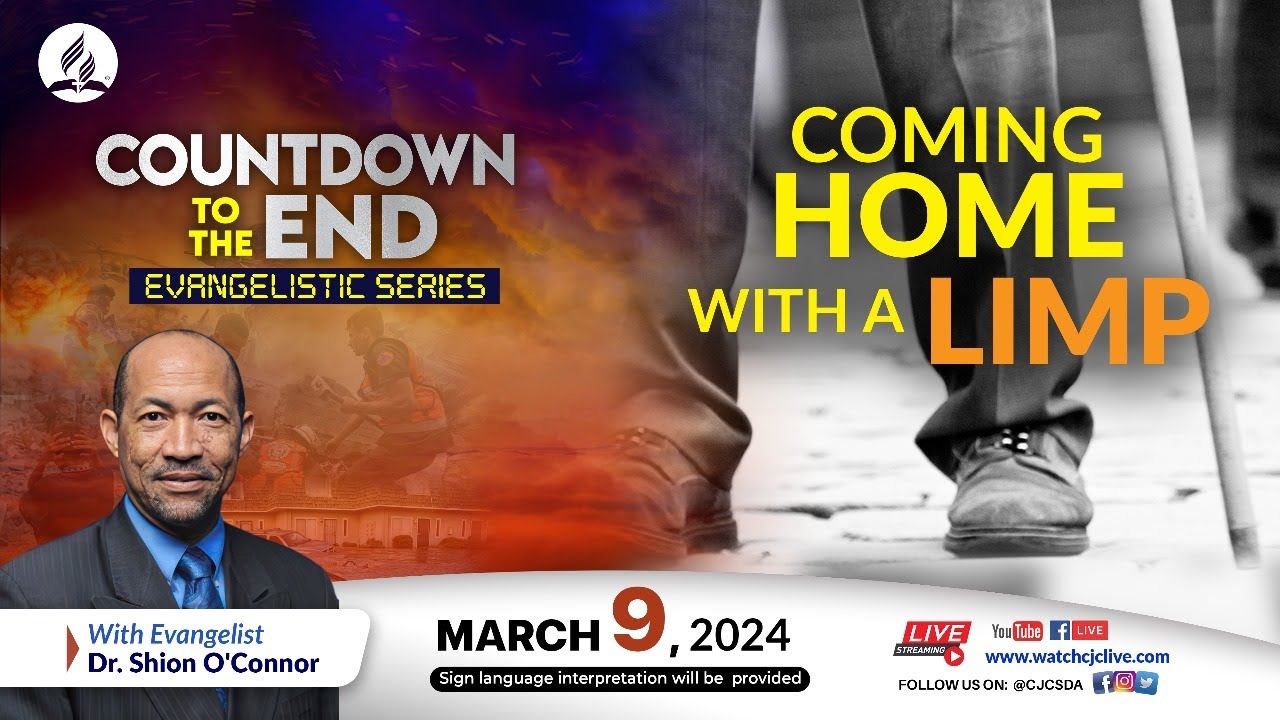 Sab., Mar. 9, 2024 | CJC Online Church | Countdown to the End | Dr Shion O’Connor | 9:15 AM