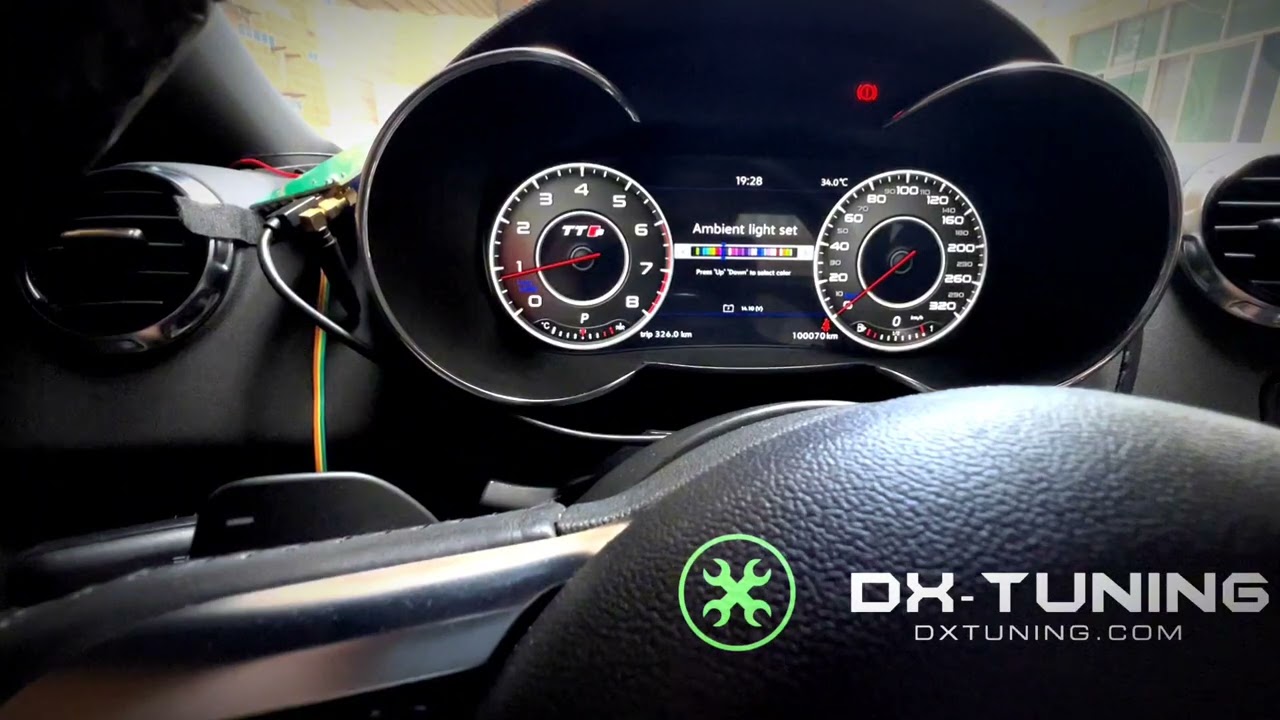 MK2 AUDI TT DIGITAL CLUSTER FIRST LOOK