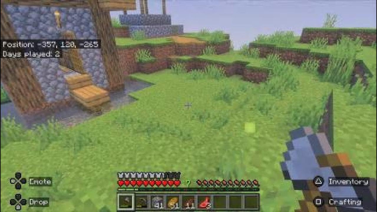 Minecraft series episode 1 i met a friend!