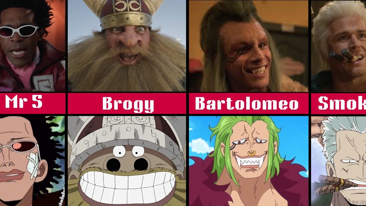 One Piece Live Action Vs Anime Comparison season 2
