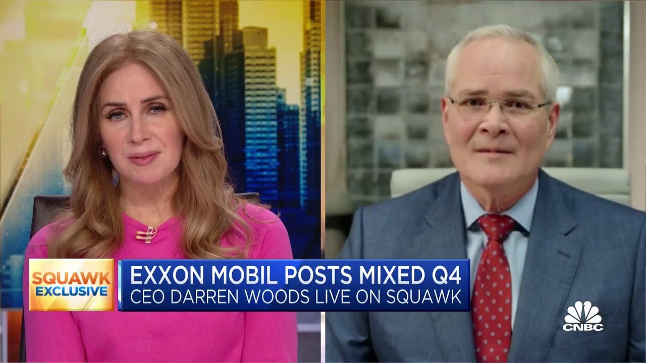 Exxon Mobil CEO on Q4 earnings, relocating headquarters to Houston