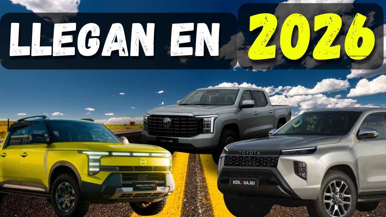 🚘 12 NUEVAS Pickup 2026 que podrían llegar a MEXICO | Próximos lanzamientos!