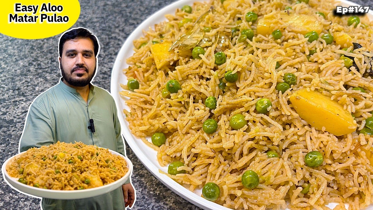 Perfect Aloo Matar Pulao at Home | Easy Pulao Rice Recipe | स्वादिष्ट आलू मटर पुलाव | MezbaanCuisine