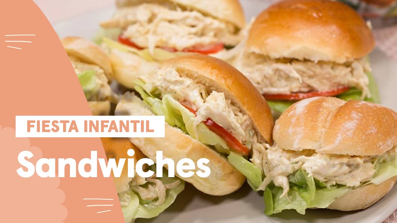 Sandwiches para fiestas infantiles | Ximena en Casa
