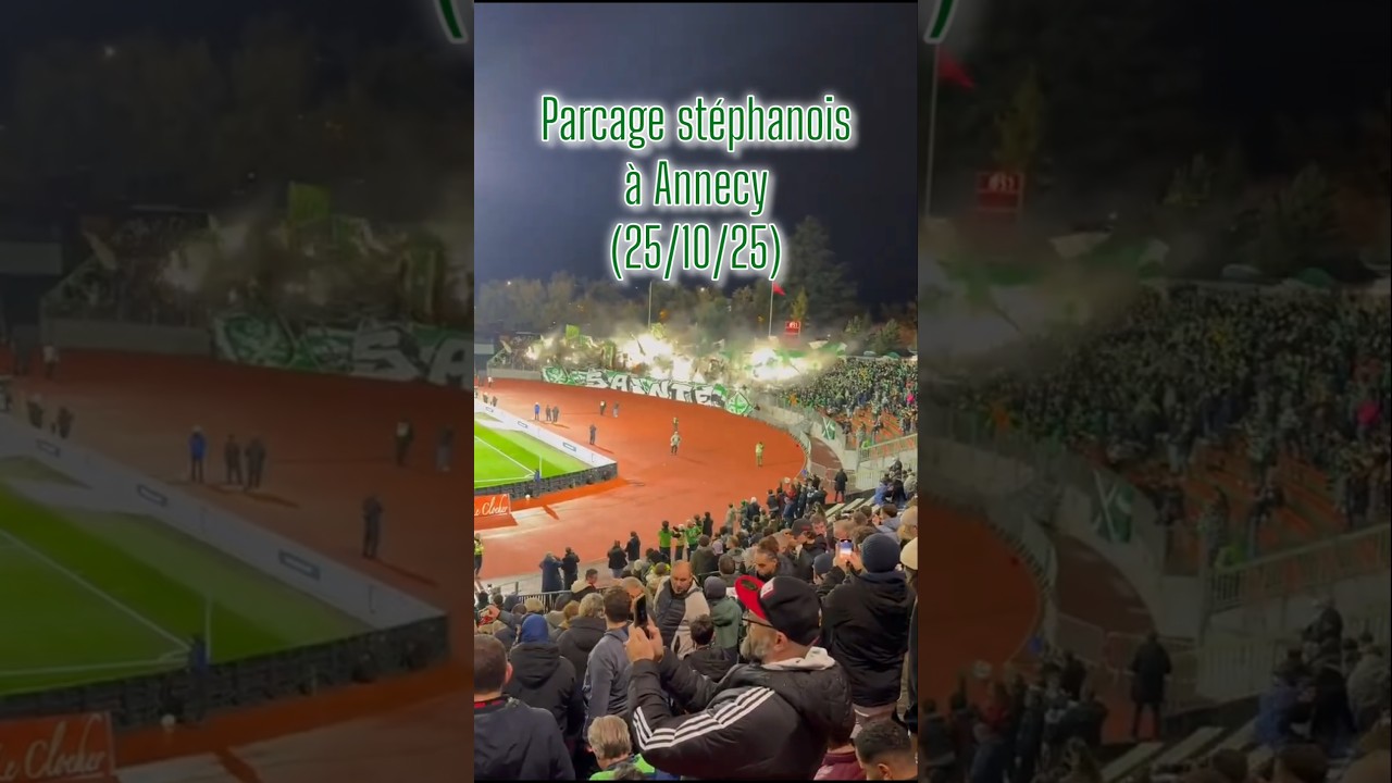 SAINT&Eacute; 💚🤍✨ - Parcage st&eacute;phanois &agrave; Annecy (25/10/25)