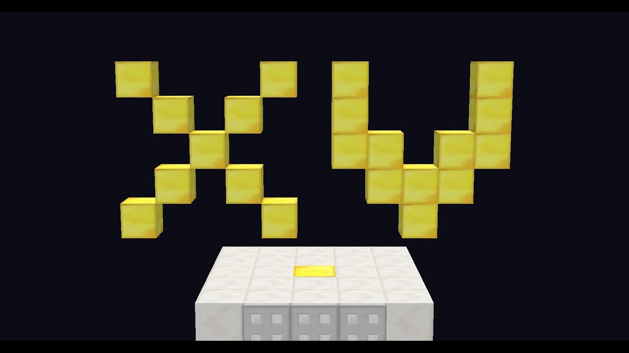 Quinquadecuple (15) chained 45s - Minecraft jump possible by an atom.