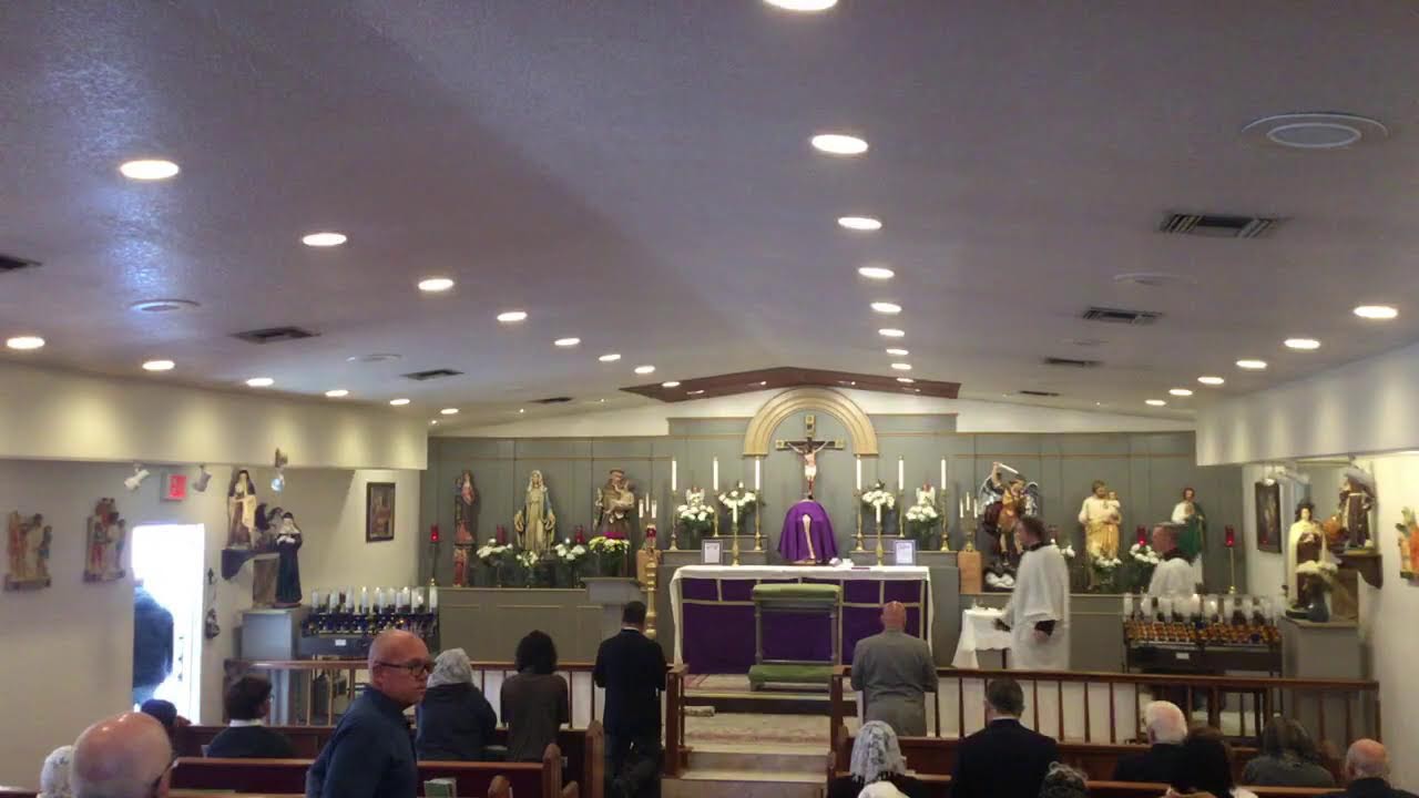Sunday Mass 9 am.