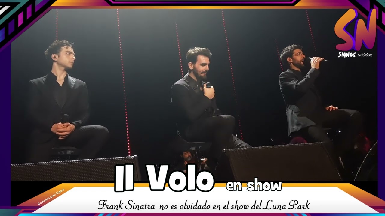 Homenaje a #FrankSinatra en el show de #IlVolo en #BuenosAires (parte 05)