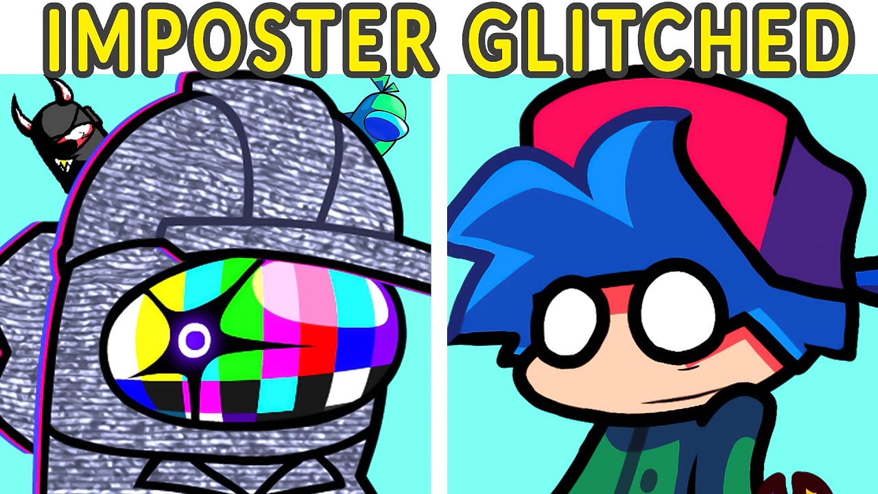 Friday Night Funkin' VS Glitched Impostor FULL WEEK + Cutscene | Glitched Lobbies (FNF MOD/Among Us)